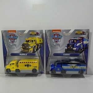 Paw Patrol True Metal Big Truck Rubble & Chase Collectible Die-Cast Toy